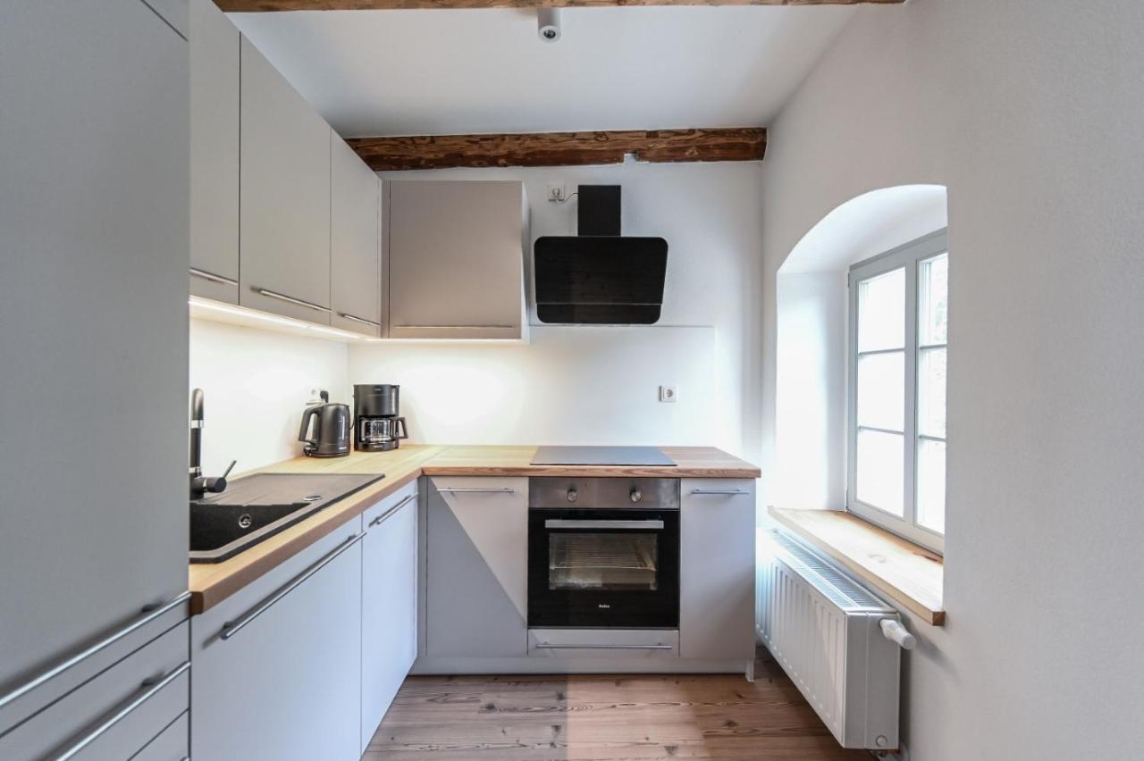 Moderne und gemütliche Ferienwohnung mit Terrasse und WALLBOX im FarmHouse Eckartsberg im Zittauer Gebirge Mittelherwigsdorf Exterior foto